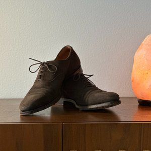 Crockett & Jones Hallam in Espresso Suede UK 8 EUR 42